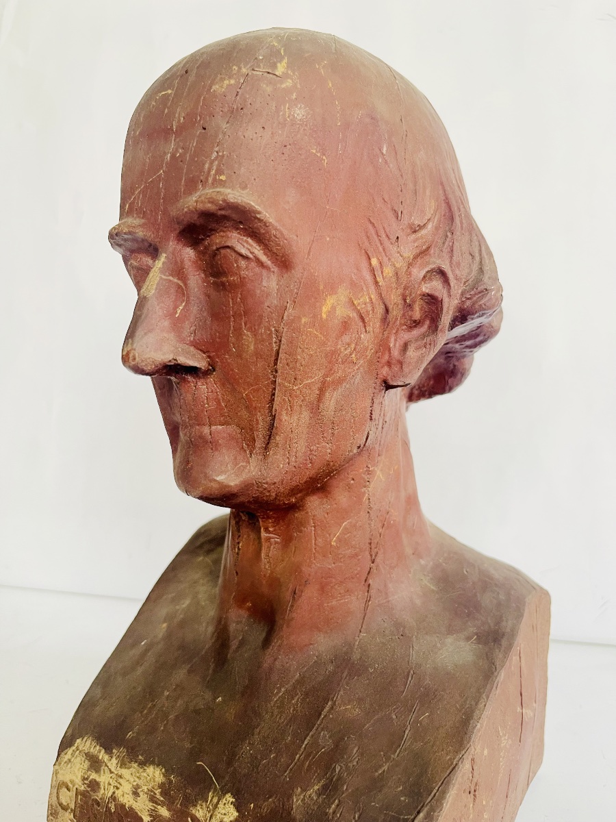 Wooden Statue Of Samuel Hahnemann-photo-2